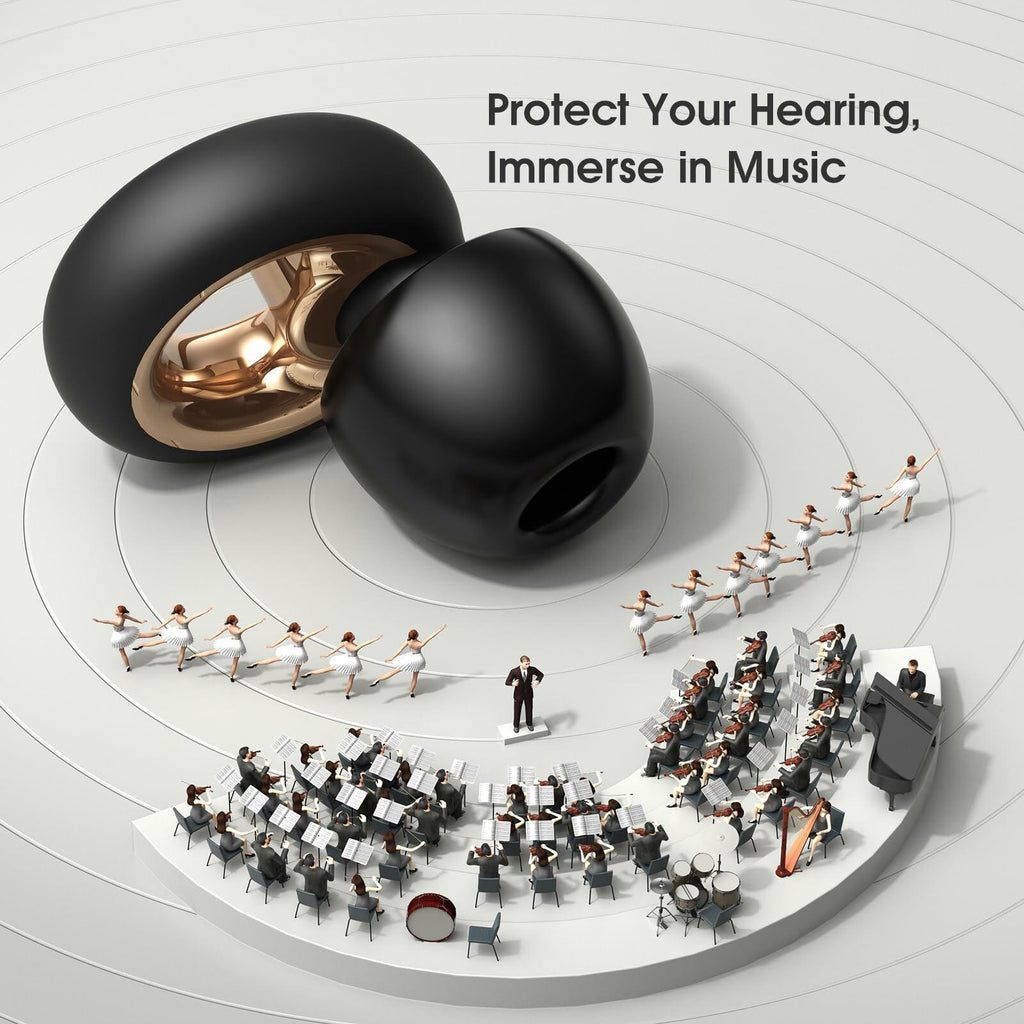 Vosaf Ear Plugs for Sleeping, 45dB Silicone Ear Plugs for Noise Reduction,