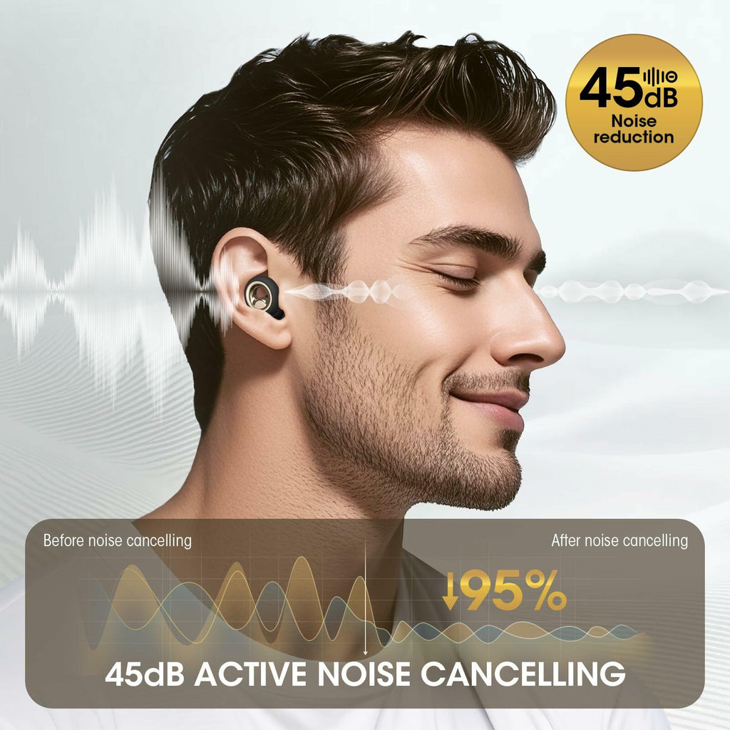 Vosaf Ear Plugs for Sleeping, 45dB Silicone Ear Plugs for Noise Reduction,