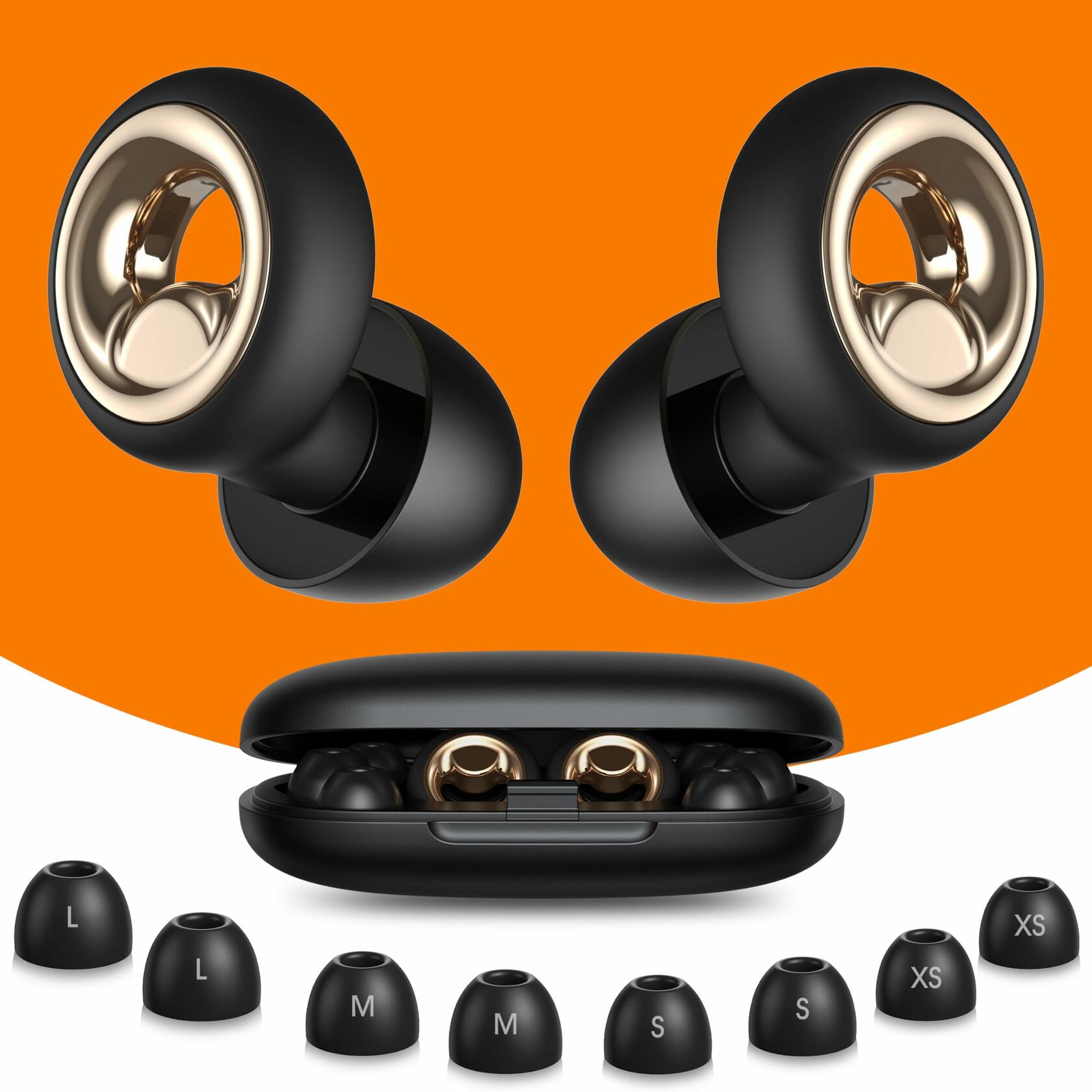 Vosaf Ear Plugs for Sleeping, 45dB Silicone Ear Plugs for Noise Reduction,