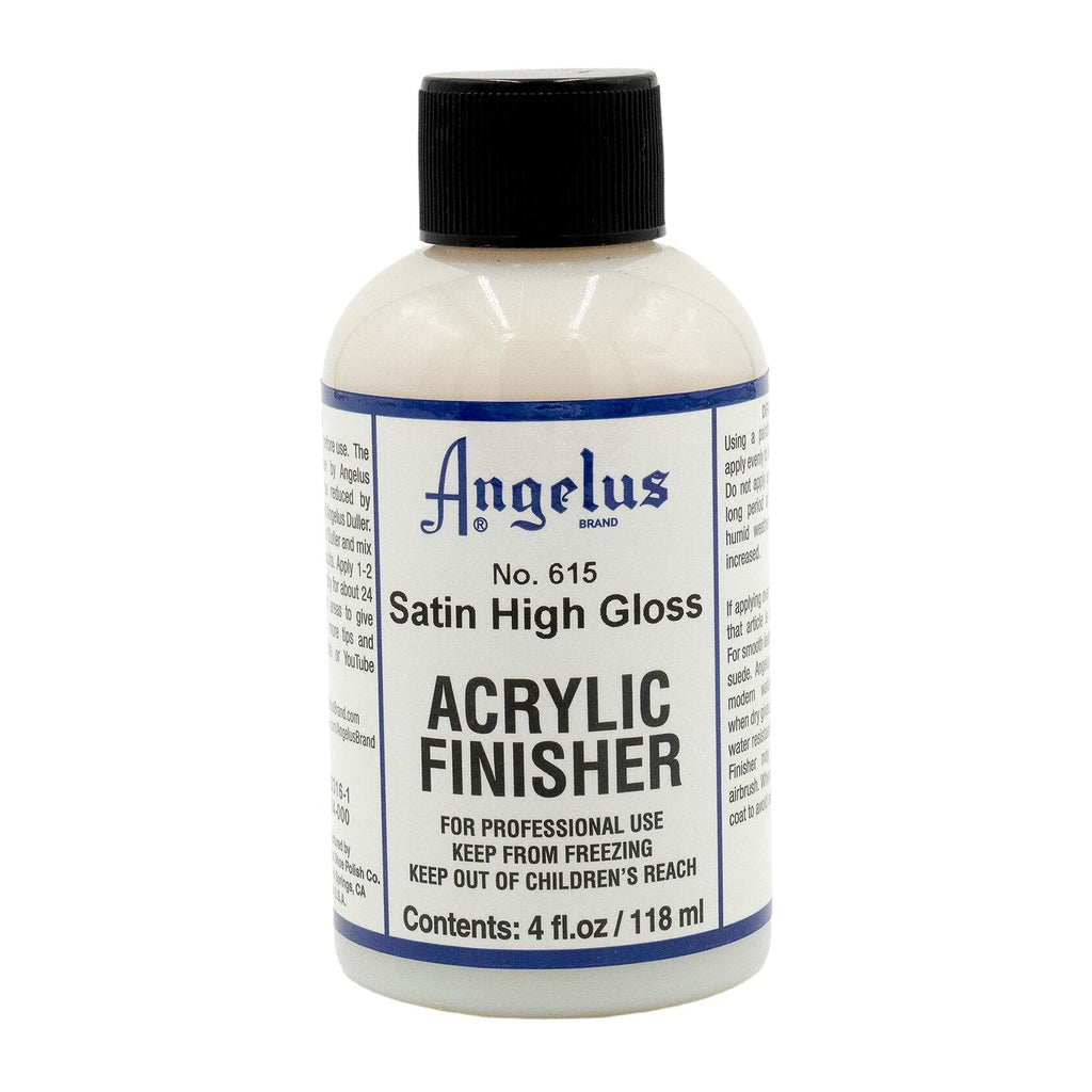 Angelus Satin High Gloss Acrylic Finisher – Flexible Clear Coat for Leather