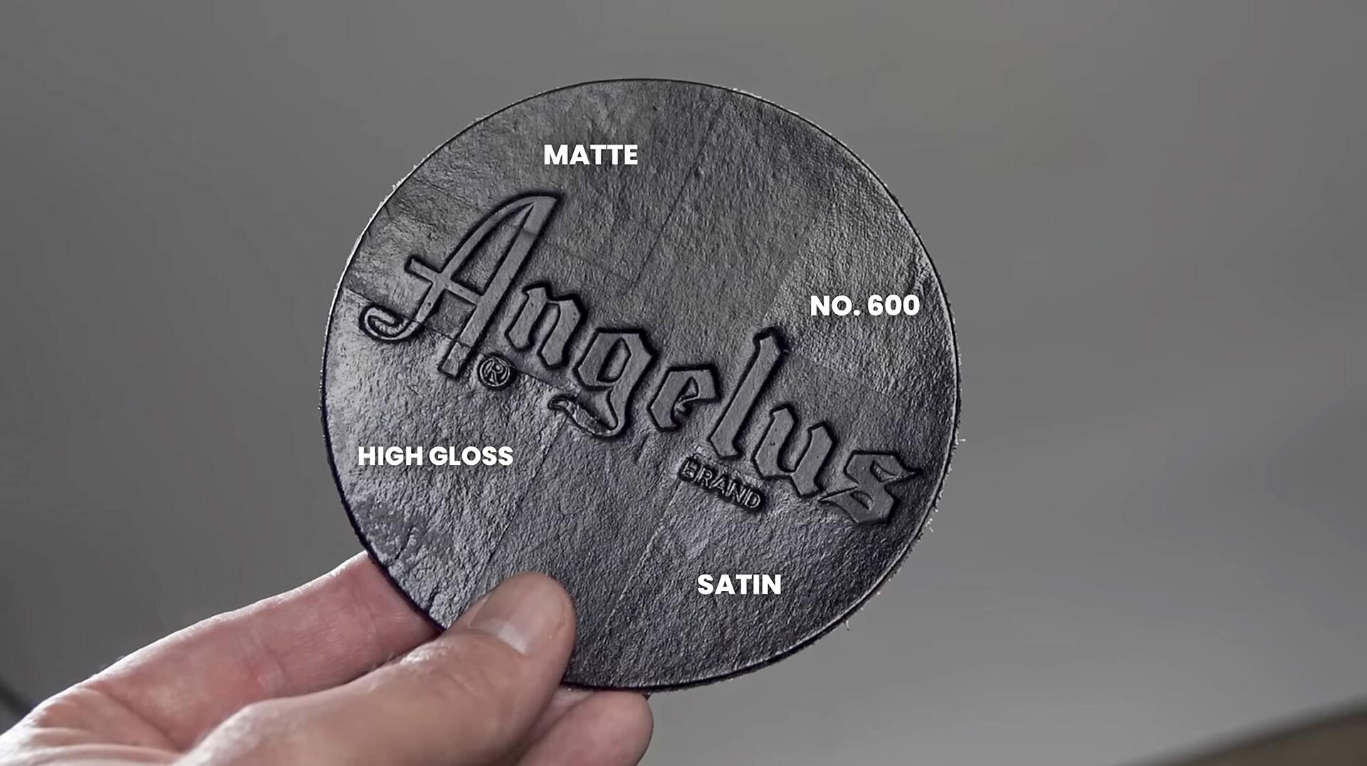 Angelus Satin High Gloss Acrylic Finisher – Flexible Clear Coat for Leather