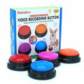 Open Box - Gelabur Set of 4 Dog Buttons for Communication, Voice Recordable