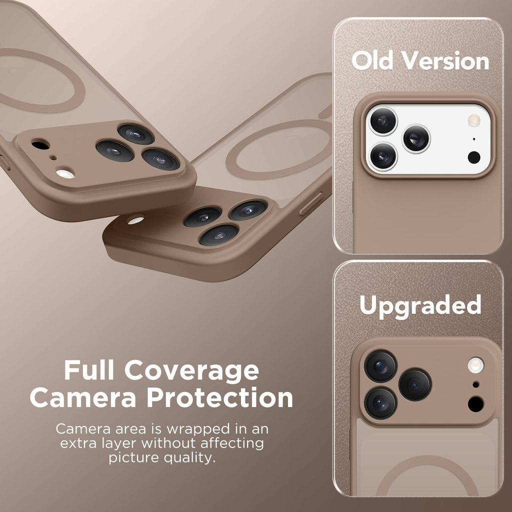 CAPRARO Magnetic for iPhone 17 Pro Case, Upgraded [Full Camera Protection]