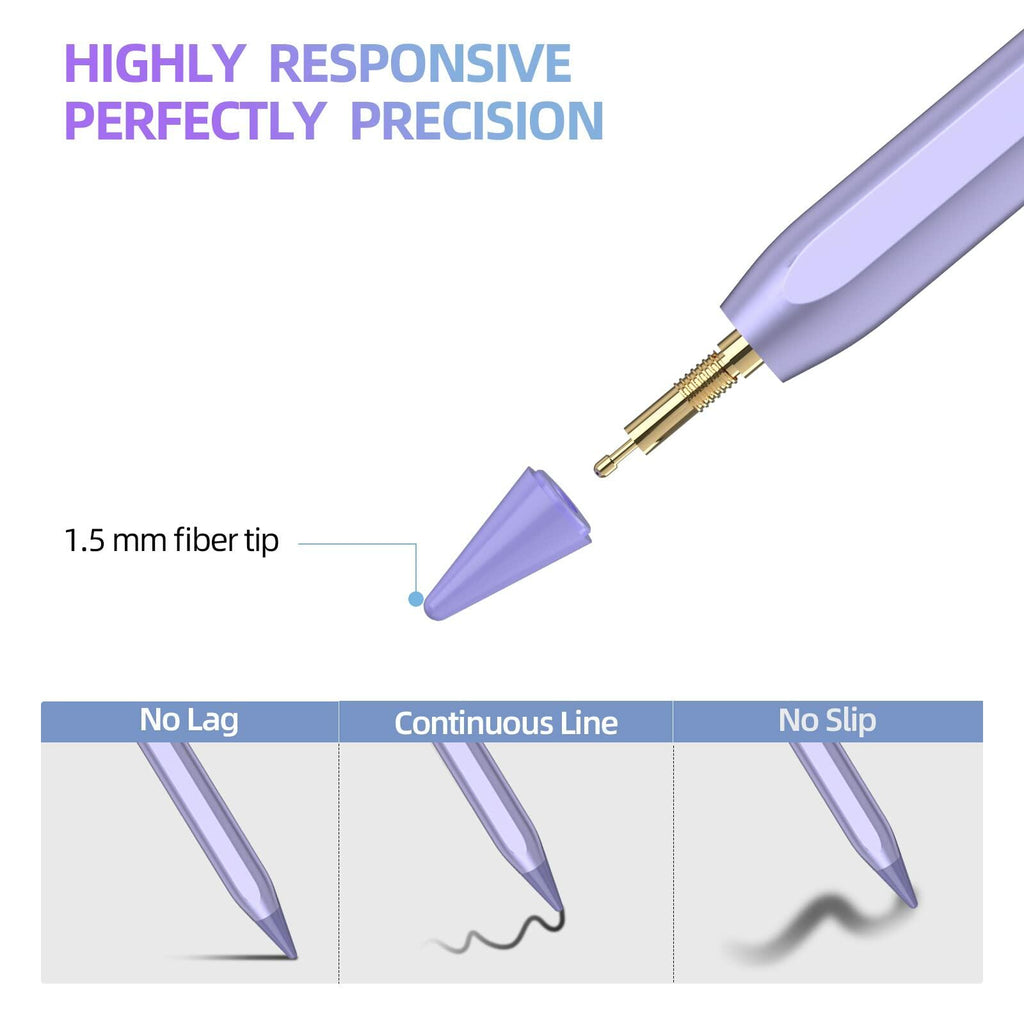 MMK Stylus Pen for iPad 6th-10th, A16, Energy-Saving Fast Charging Apple Pencil