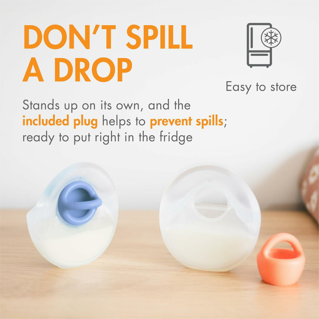 OPEN BOX Boon Trove Silicone Manual Breast Pump Set - Hands Free Breast Milk