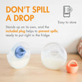 OPEN BOX Boon Trove Silicone Manual Breast Pump Set - Hands Free Breast Milk
