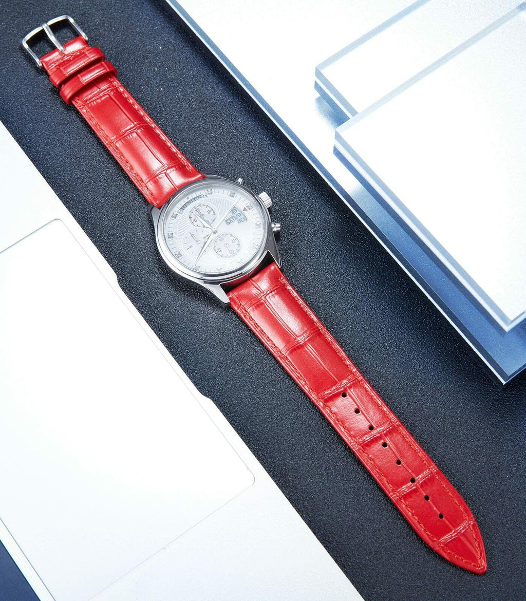 BINLUN Leather Watch Band Genuine Calfskin Replacement Watch Strap Quick Release