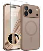 CAPRARO Magnetic for iPhone 17 Pro Case, Upgraded [Full Camera Protection]