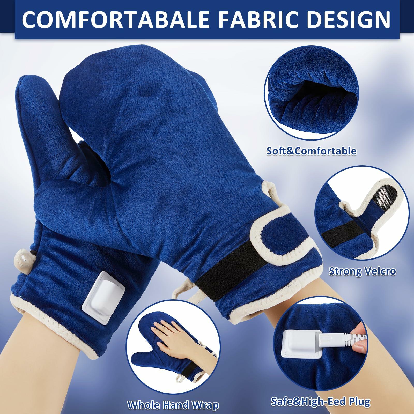 AOKESTE Heated Gloves for Arthritis,Heating Pad for Hands for Pain Relief,Hand