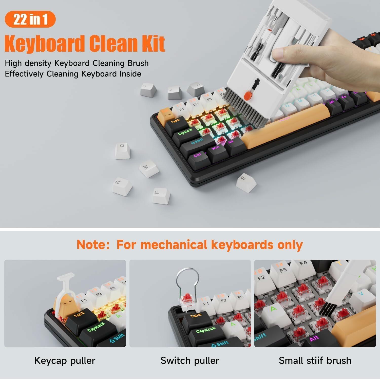 Laptop Cleaning Kit Keyboard Cleaner Brush, 22-in-1 Multi-Function Laptop
