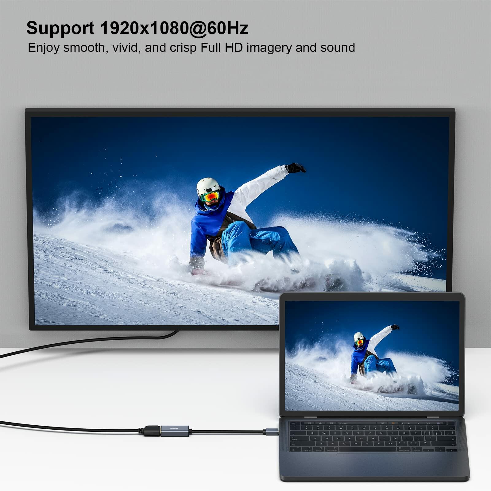 BENFEI Mini DisplayPort to HDMI Adapter 4K, Thunderbolt 2 to HDMI Adapter