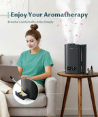 BREEZOME 6L Humidifiers for Bedroom Large Room & Essential Oil Diffuser,