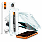Spigen AluminaCore Tempered Glass Screen Protector [Glas.tR EZ Fit - Privacy]