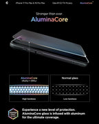 Spigen AluminaCore Tempered Glass Screen Protector [Glas.tR EZ Fit - Privacy]