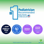 Dr. Brown's Natural Flow Anti-Colic Options+ Wide-Neck Glass Baby Bottles 5