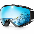 findway Ski Goggles OTG - Over Glasses Snow/Snowboard Goggles for Men, Women &