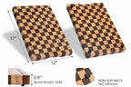 THETCHRY Cutting Boards for Kitchen, 17"X12"X0.8" Checkered Cutting Board