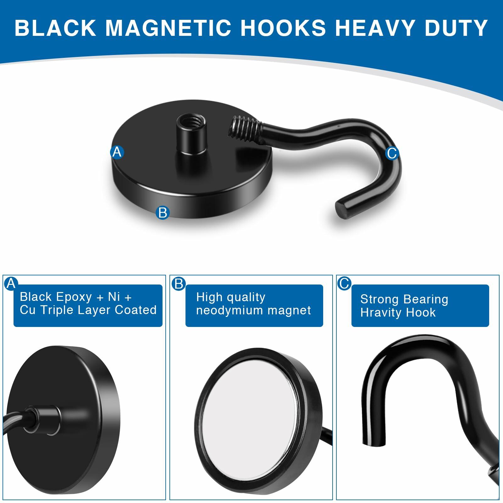 LOVIMAG Magnetic Hooks, 50lbs+ Magnets Hook 2026 Cruise Cabin Ship Essentials