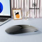 TENMOS M18 Bluetooth Mouse, USB C Rechargeable Wireless Mouse, Triple Mode (Dual