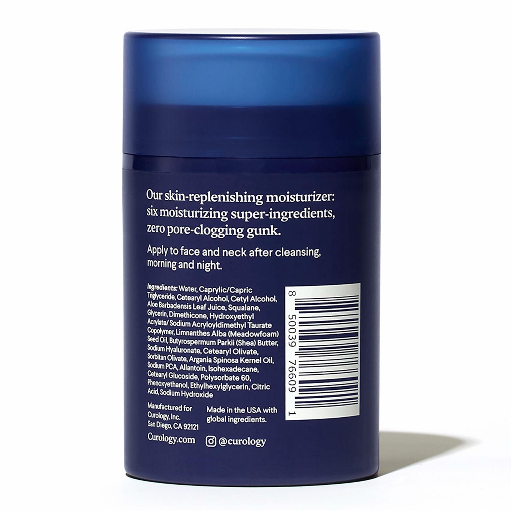 Curology Cream Moisturizer, Rich Hydrating Face Lotion for Dry Skin, with Shea
