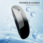 TENMOS M18 Bluetooth Mouse, USB C Rechargeable Wireless Mouse, Triple Mode (Dual