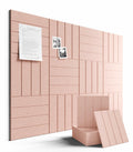 Fluxynara Felt Bulletin Board Tiles Large 48" x 36" Cork Board Alternative-12