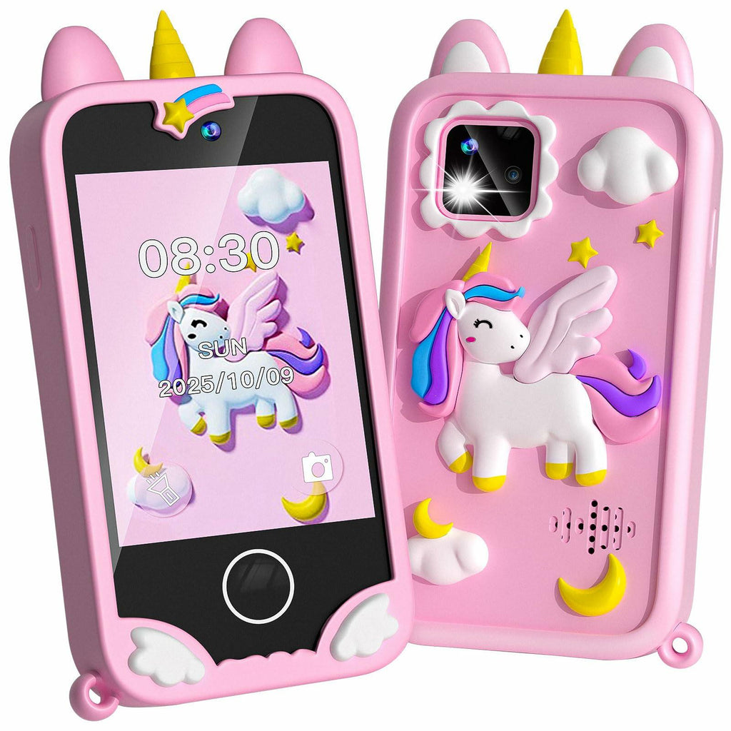 Kids Phone - Toddler Girl Toys for Age 3-10, Christmas Birthday Gifts for Girls,