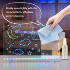 Lumiboard Led Drawing Board with 8 Colors, 13"x10" Acrylic Dry Erase Board with