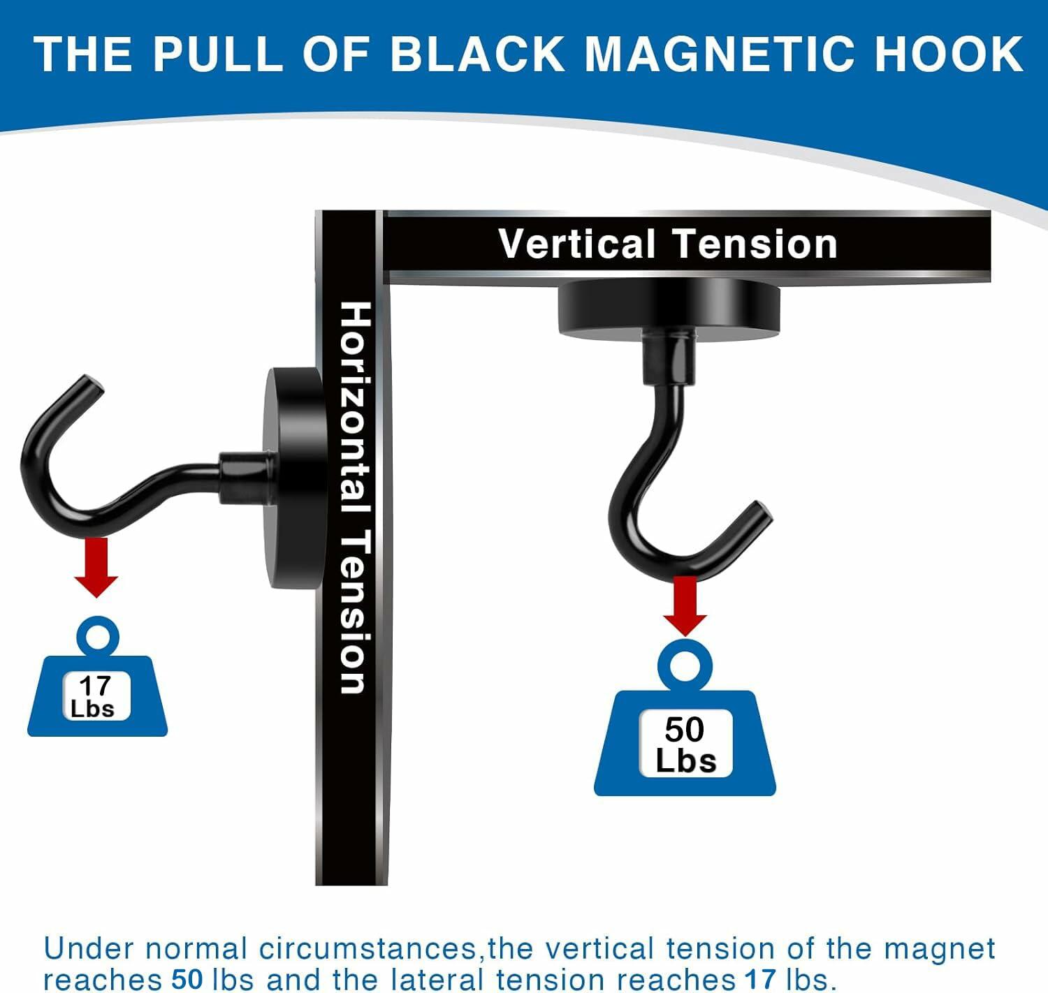 LOVIMAG Magnetic Hooks, 50lbs+ Magnets Hook 2026 Cruise Cabin Ship Essentials