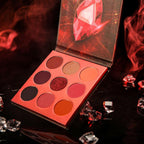 docolor Eyeshadow Palette 9Colors Red Eyeshadow Gemstone Shadow Palettes Highly