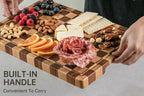 THETCHRY Cutting Boards for Kitchen, 17"X12"X0.8" Checkered Cutting Board