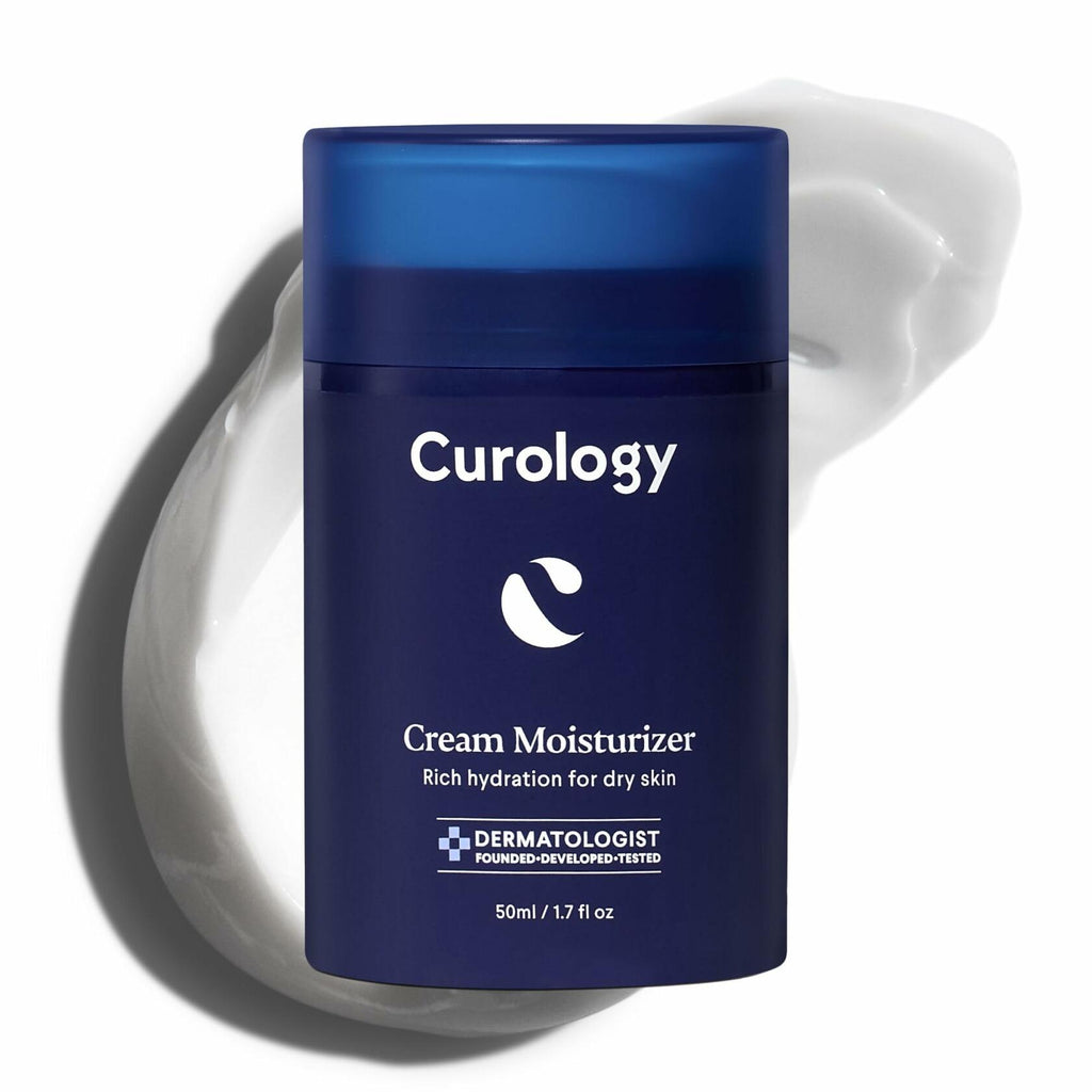 Curology Cream Moisturizer, Rich Hydrating Face Lotion for Dry Skin, with Shea