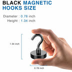 LOVIMAG Magnetic Hooks, 50lbs+ Magnets Hook 2026 Cruise Cabin Ship Essentials