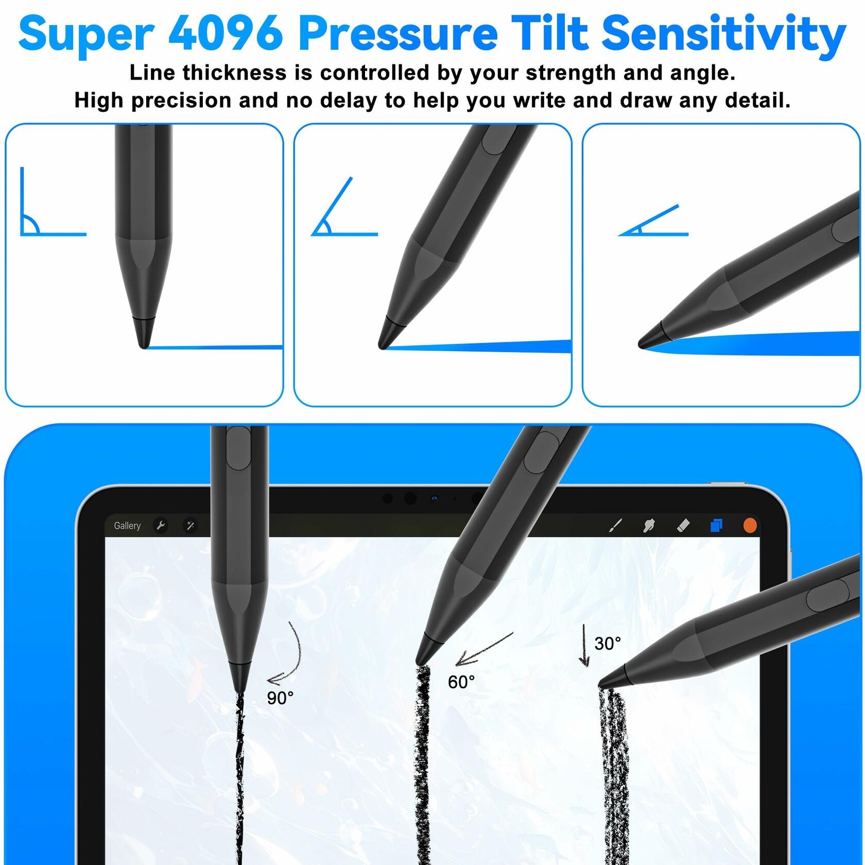 USI 2.0 Stylus for Amazon Fire Max 11 and Chromebook - Lenovo/Acer/ASUS/HP,