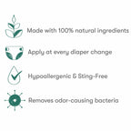 Munchkin HYP03 Diaper Rash Hypochlorous Acid Spray for Face and Body, Removes