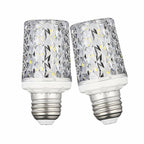 2 PACK E26 LED Bulbs,Modern Craft Crystal lamp,6000K Daylight White 18W LED
