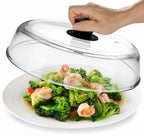 Mikro Innovations 10.5-Inch Glass Microwave Splatter Cover – Borosilicate Glass