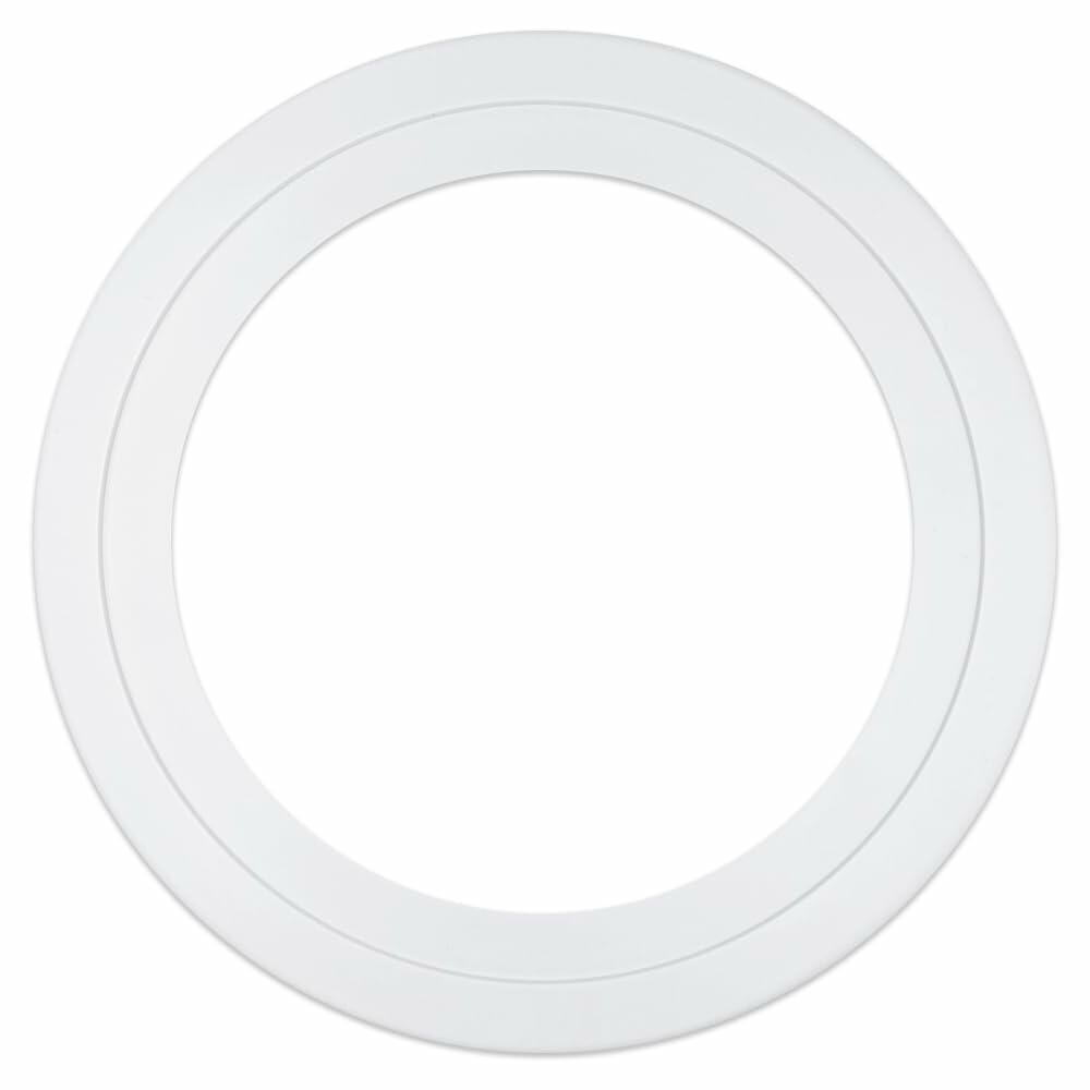6 Inch Recessed Light Goof Rings, Beveled Design for Canless Slim Recessed