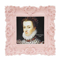 Desklens Pink Picture Frame 4X4- Decorative Photo Frames Tabletop Wall Decor for