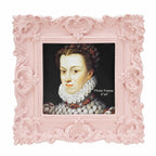 Desklens Pink Picture Frame 4X4- Decorative Photo Frames Tabletop Wall Decor for