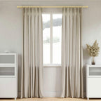 GEEBOBO Gold Curtain Rods for Windows 66 to 120 Inch, 1 Inch Adjustable Heavy