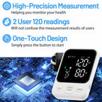 Blood Pressure Monitor Upper Arm Machine Accurate Adjustable BP Cuff Kit Led