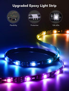 Govee TV LED Backlight,RGBIC Smart LED Strip Lights for 70-80 inch TVs,