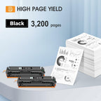 218X W2180X 218A Black Toner Cartridges 2 Pack Compatible Replacement for HP