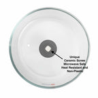 Mikro Innovations 10.5-Inch Glass Microwave Splatter Cover – Borosilicate Glass