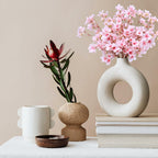 SITUMEIZI 6Pcs Artificial Cherry Blossom Branches Decor Fake Flowers Silk Spring