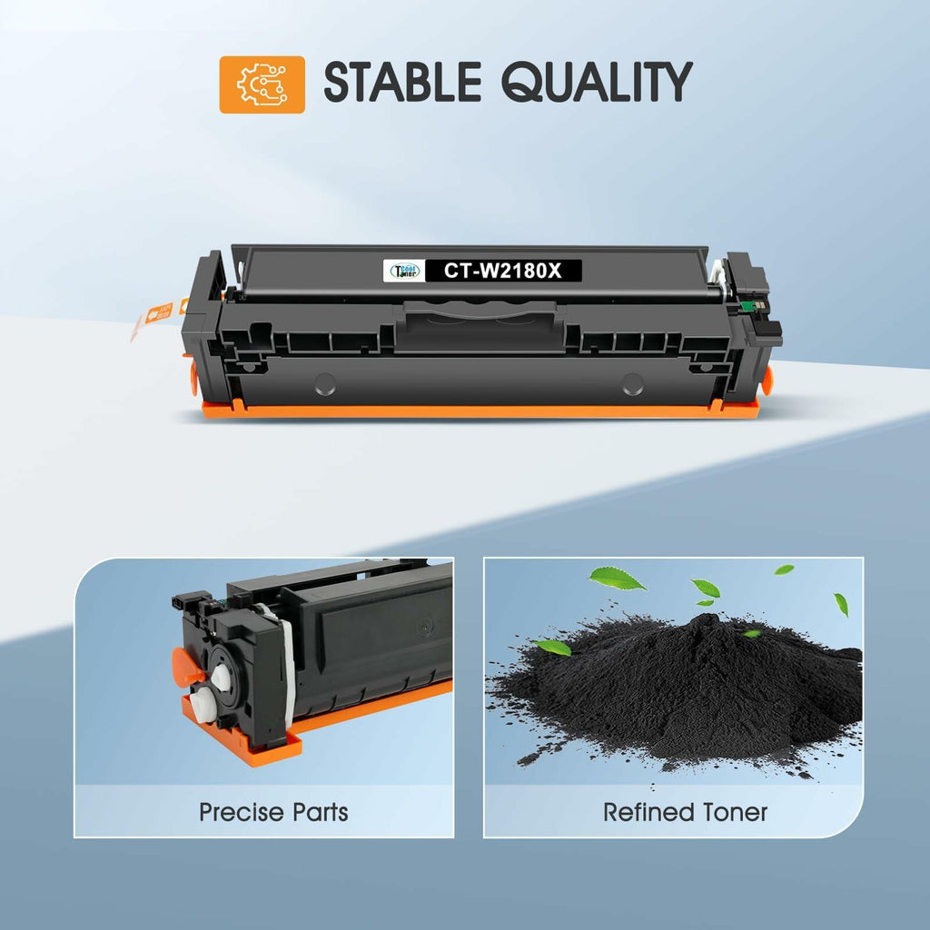 218X W2180X 218A Black Toner Cartridges 2 Pack Compatible Replacement for HP