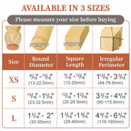 24 Pcs Chair Leg Floor Protectors for Hardwood Floors Silicone Covers Felt Pads