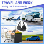 2-Pack Airplane Foot Hammock for Plane Travel - Travel Essentials Length