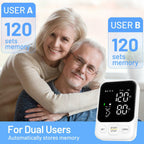 Blood Pressure Monitor Upper Arm Machine Accurate Adjustable BP Cuff Kit Led